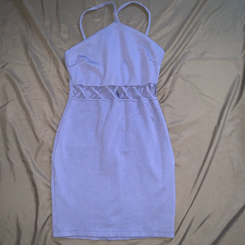 Periwinkle mini dress